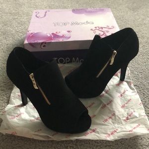 🆕Top Moda LOMA-47 Women Peep Toe Ankle Bootie